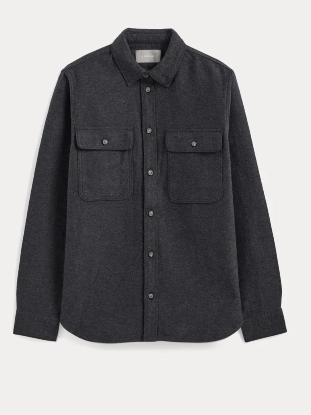 The Heavyweight Overshirt from Everlane
Charcoal Heather
Size medium